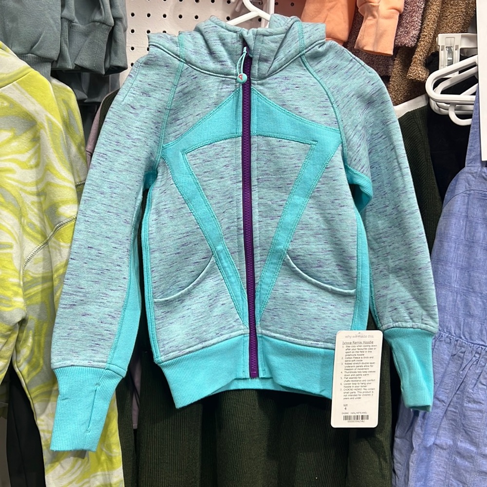 Ivivva Remix Sweater • BNWT • Blue & Purple • SIZE 4